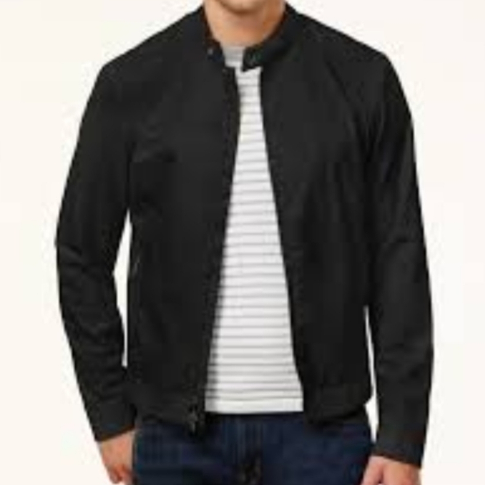 Michael Kors Black Lightweight Bomber Jacket